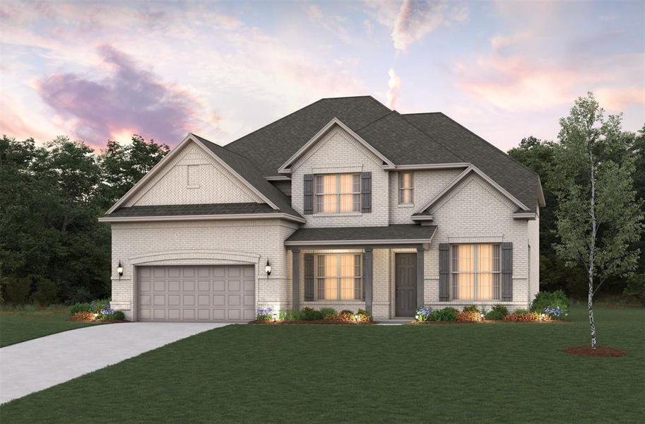 Beazer Homes Lovers Landing Madison Floorplan.