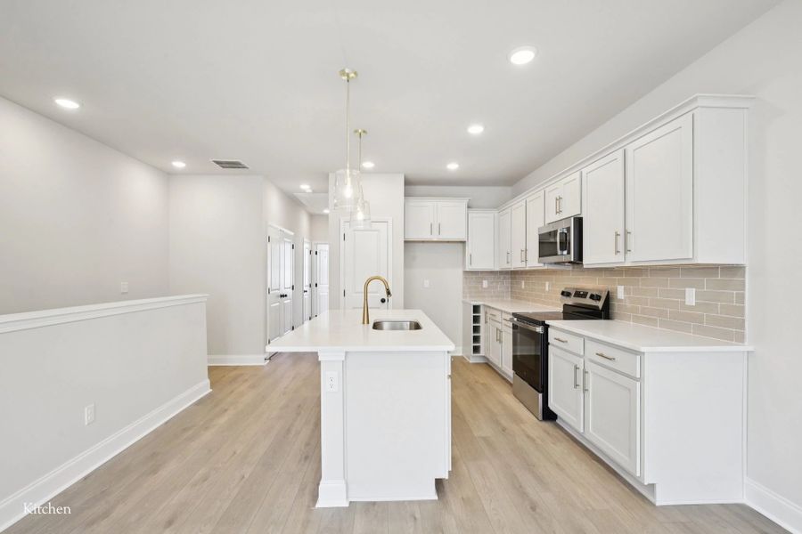 Furnished interior view inside a new home in Promenade at Clari Park, Murfreesboro (Image 8).