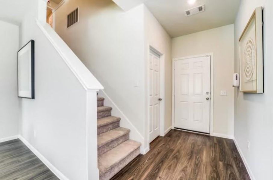 Photo of Centex model home with same floor plan, not of actual home listed.