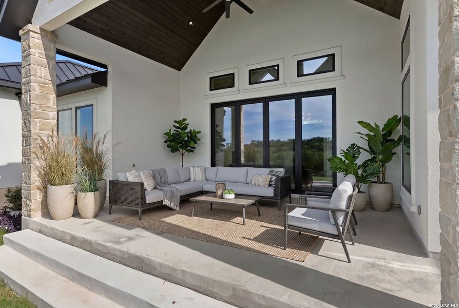 Exterior details and patio area of a home in , San Antonio (Image 31). Exterior details and patio area of a home in , San Antonio (Image 31).