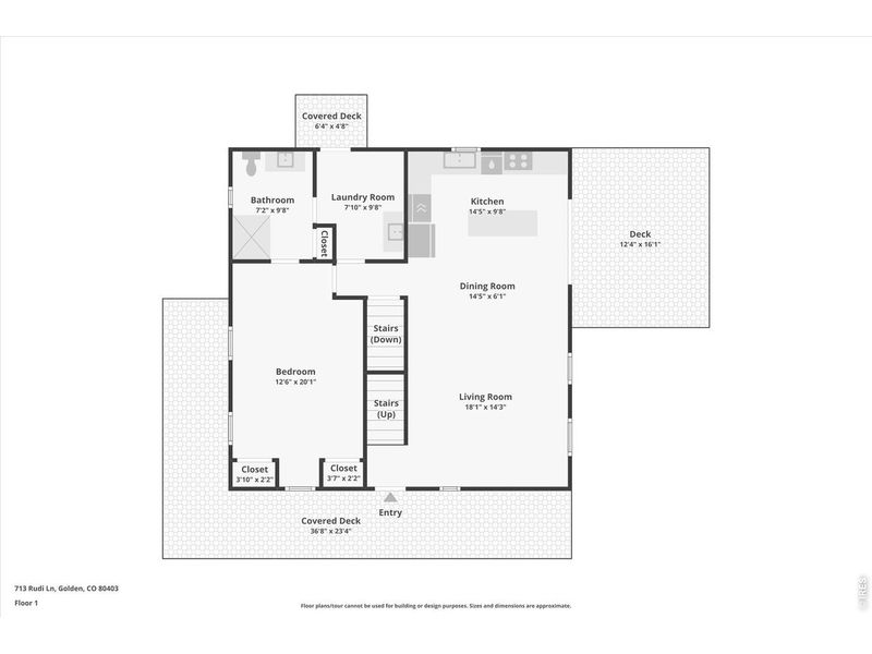 2D floor plan layout of this home in , Golden, CO (Image 5).