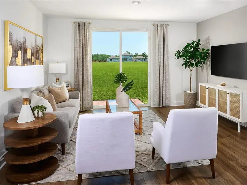 Furnished interior view inside a new home in , Bartow (Image 5).