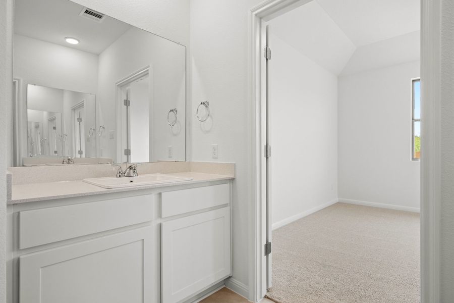 Furnished interior view inside a new home in Trinity Ranch, Elgin (Image 12).