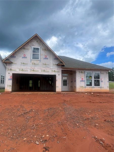 In-progress construction of a new home in Springwood Grove, Central, SC (Image 1). In-progress construction of a new home in Springwood Grove, Central, SC (Image 1).