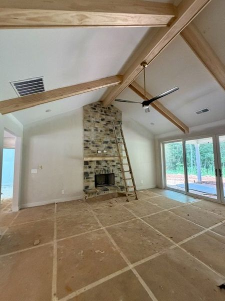 In-progress construction of a new home in Harmon Springs, Carrollton, GA (Image 9).