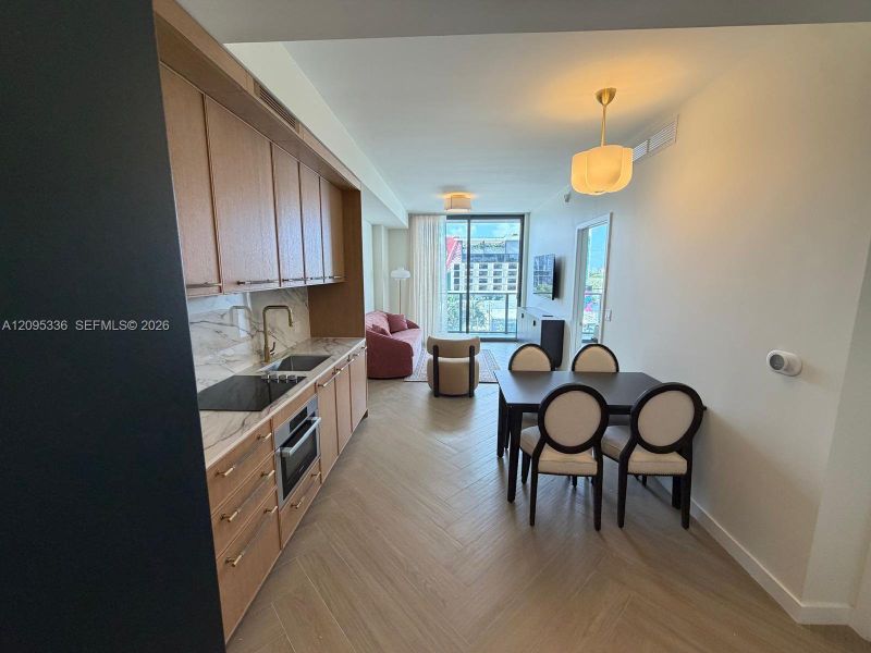Furnished interior view inside a new home in , Miami (Image 11).