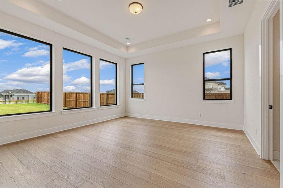 Toll brothers smart home security added for all windows and entry doors.