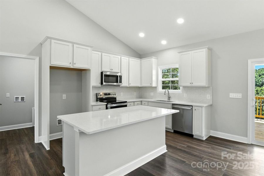 Furnished interior view inside a new home in , Hickory (Image 6). Furnished interior view inside a new home in , Hickory (Image 6).