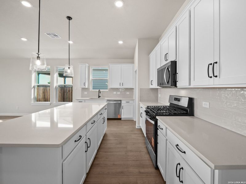 Furnished interior view inside a new home in Morgan Meadows, San Antonio (Image 9).