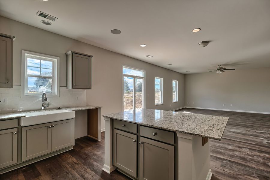 Representative furnished interior of a home built from the Devereaux II by Great Southern Homes in Beach Forest, Sumter (Image 36). Representative furnished interior of a home built from the Devereaux II by Great Southern Homes in Beach Forest, Sumter (Image 36).