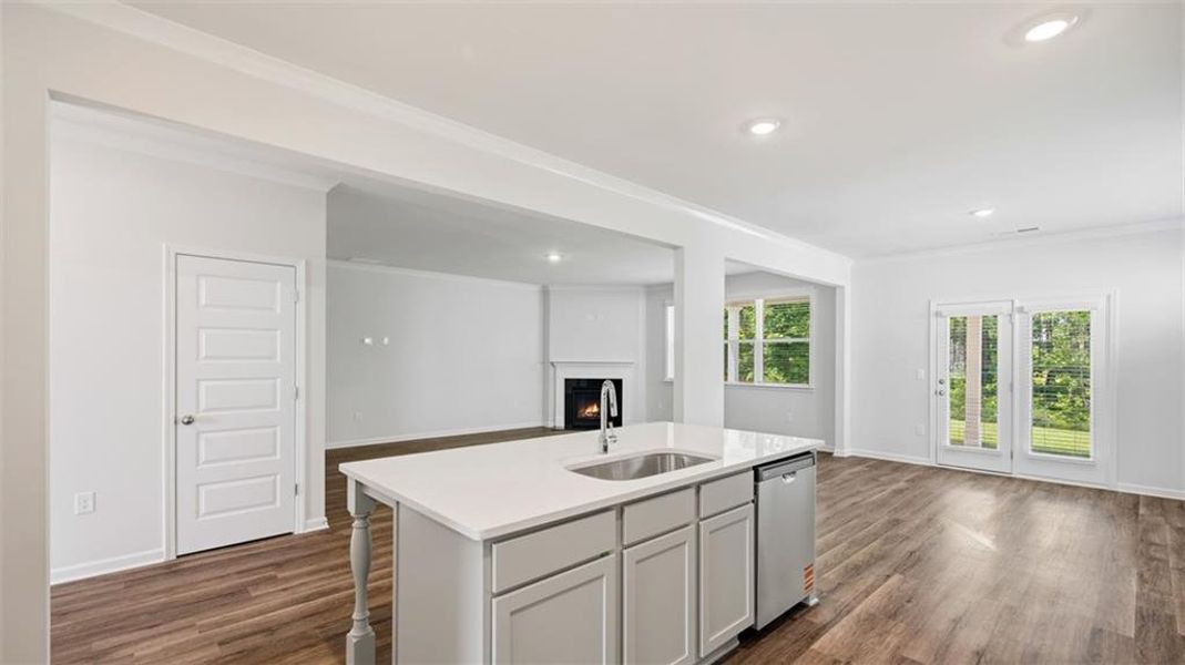 Furnished interior view inside a new home in Independence, Loganville (Image 6).