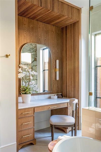 Furnished interior view inside a new home in , Dallas (Image 10).