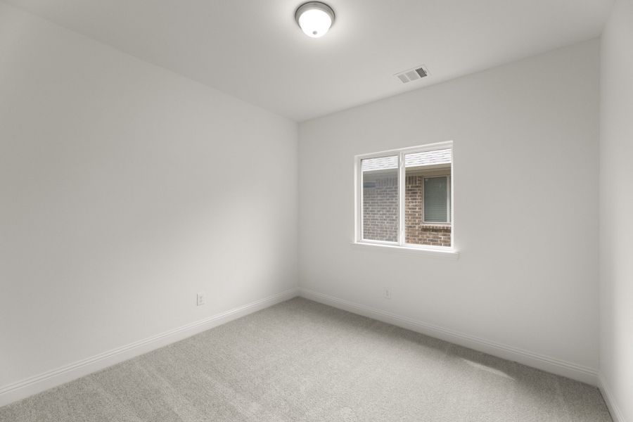 Spacious, unfurnished interior of a new home in Keeneland, Aubrey (Image 38). Spacious, unfurnished interior of a new home in Keeneland, Aubrey (Image 38).
