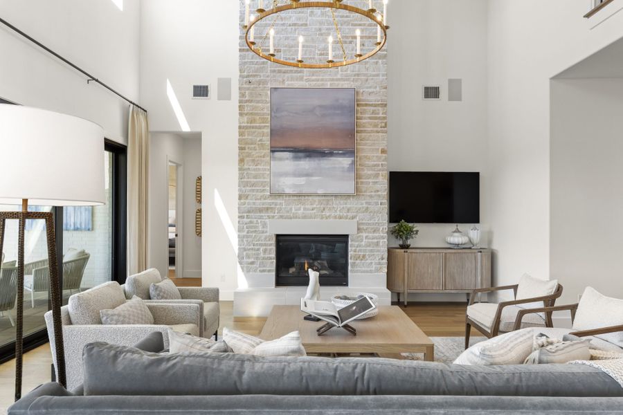Representative furnished interior of a home built from the 6051 by Tradition Homes in StarView, Prosper (Image 15).