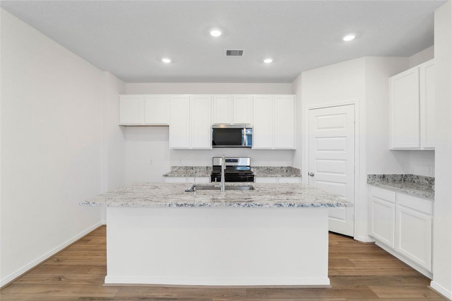 Furnished interior view inside a new home in Bauer Meadows, Tomball (Image 4).