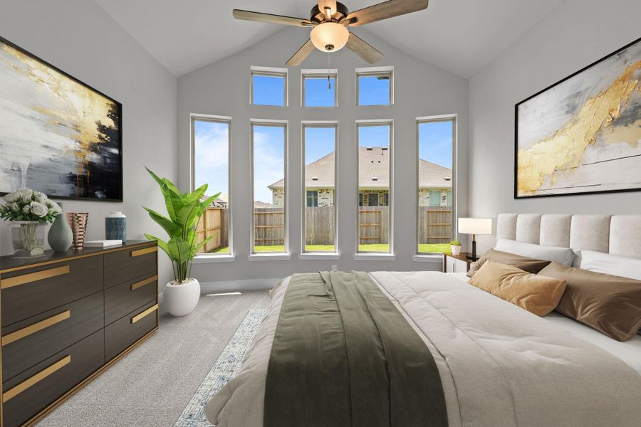 Furnished interior view inside a new home in Coastal Point, League City (Image 9). Furnished interior view inside a new home in Coastal Point, League City (Image 9).