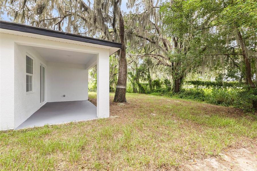 Exterior details and patio area of a home in , Sanford (Image 29). Exterior details and patio area of a home in , Sanford (Image 29).