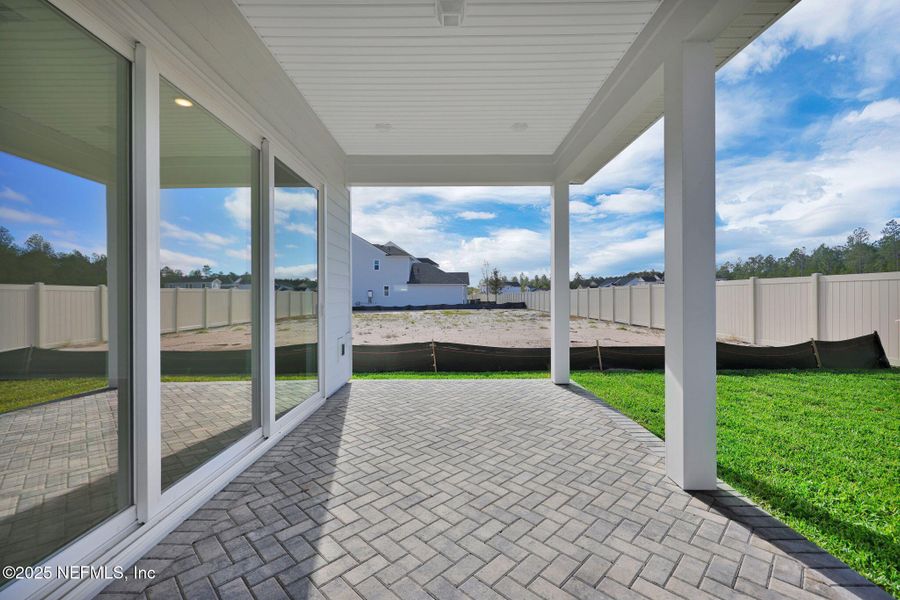Exterior details and patio area of a home in Seabrook Village at Seabrook, Ponte Vedra (Image 28).