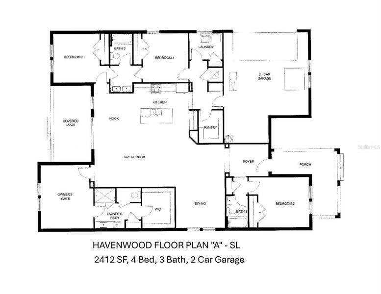 2D floor plan layout of this home in , Ocala, FL (Image 2). 2D floor plan layout of this home in , Ocala, FL (Image 2).