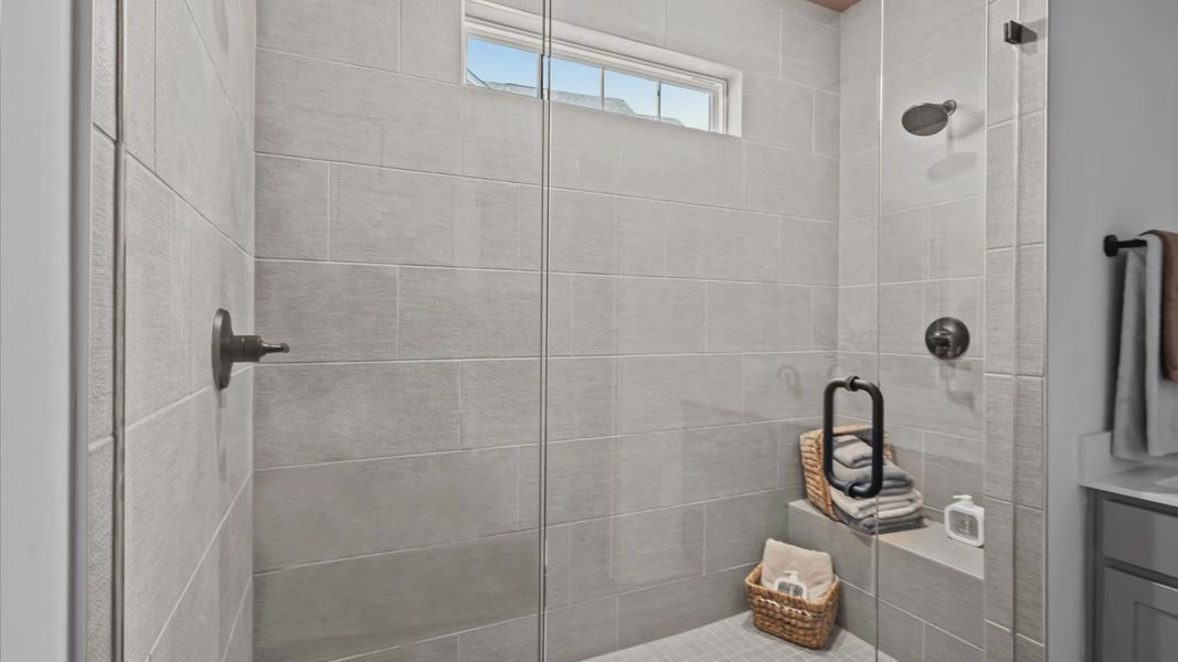 Representative furnished interior of a home built from the Cooper 3 by DRB Homes in The Reserve at Livingston Park, Easley (Image 17).