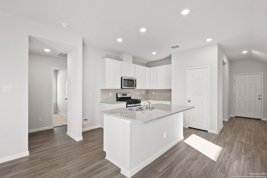 Furnished interior view inside a new home in Timber Creek, San Antonio (Image 13).