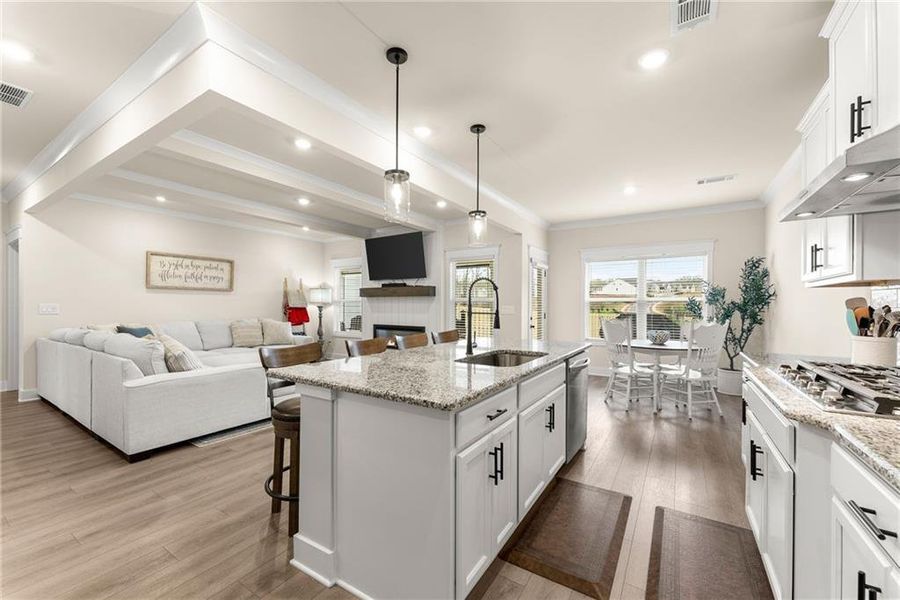 Furnished interior view inside a new home in , Gainesville (Image 9).