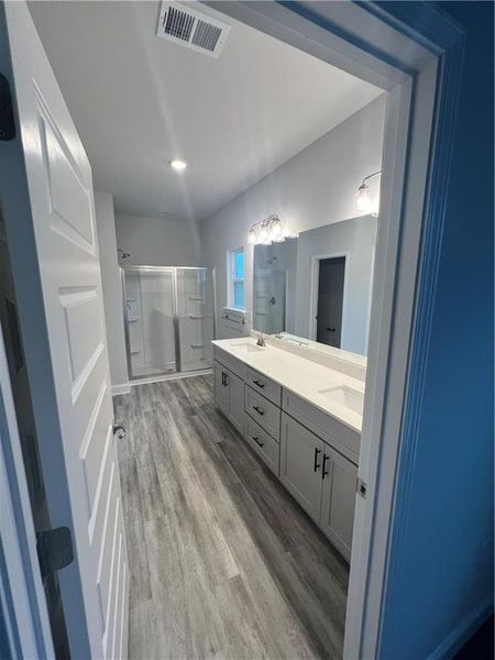 Furnished interior view inside a new home in The Fields of Walnut Creek, Pendergrass (Image 2). Furnished interior view inside a new home in The Fields of Walnut Creek, Pendergrass (Image 2).