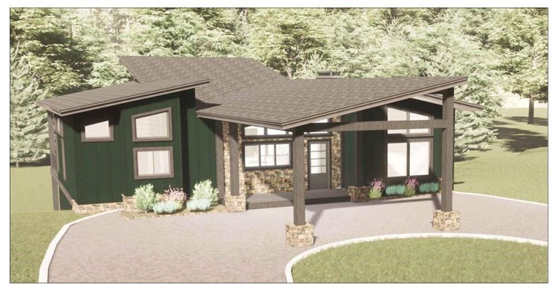 Front exterior of a new home in , Blue Ridge, GA, highlighting curb appeal (Image 2).