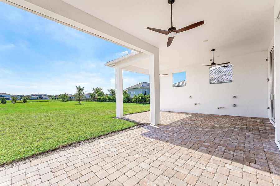 Exterior details and patio area of a home in Bridgewater, Jupiter (Image 31). Exterior details and patio area of a home in Bridgewater, Jupiter (Image 31).