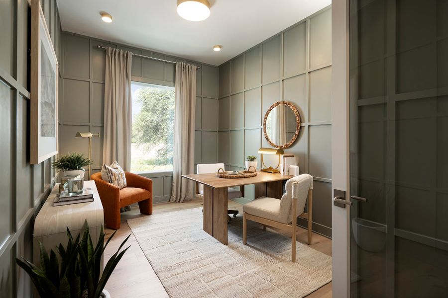 Representative furnished interior of a home built from the 5001 by Risewell Homes in Freedom at Anthem, Kyle (Image 19). Representative furnished interior of a home built from the 5001 by Risewell Homes in Freedom at Anthem, Kyle (Image 19).