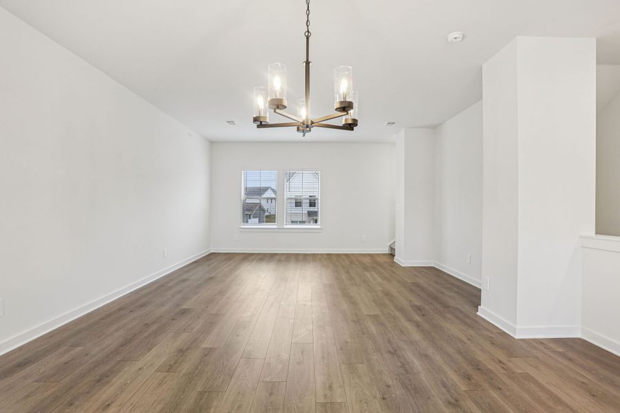 Spacious, unfurnished interior of a new home in Greystone - Highland Townhomes, Smyrna (Image 10).