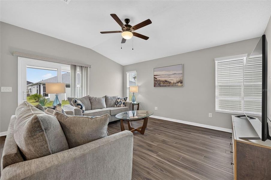 Furnished interior view inside a new home in , The Villages (Image 16).