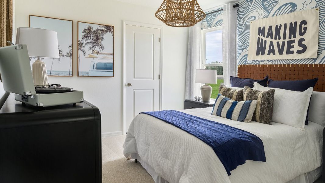 Representative furnished interior of a home built from the Azure by Casa Fresca Homes in Pasadena Woods, Dade City (Image 15).