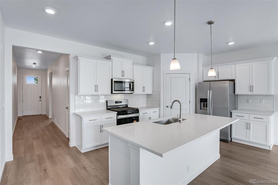 Furnished interior view inside a new home in Ridge at Johnstown, Johnstown (Image 9).