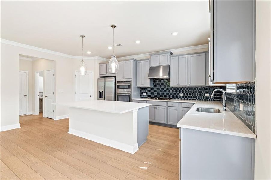 Furnished interior view inside a new home in , Lawrenceville (Image 10).