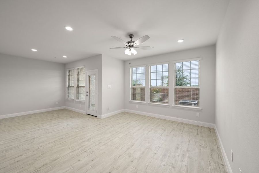 Representative exterior photo of a completed home built from the Bridgeport by Impression Homes in Main Street Village, Mansfield, TX (Image 10). Representative exterior photo of a completed home built from the Bridgeport by Impression Homes in Main Street Village, Mansfield, TX (Image 10).