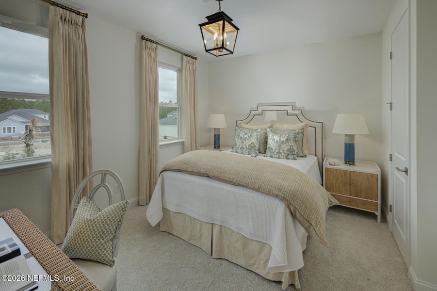Furnished interior view inside a new home in Reflections at Nocatee, Ponte Vedra (Image 27). Furnished interior view inside a new home in Reflections at Nocatee, Ponte Vedra (Image 27).