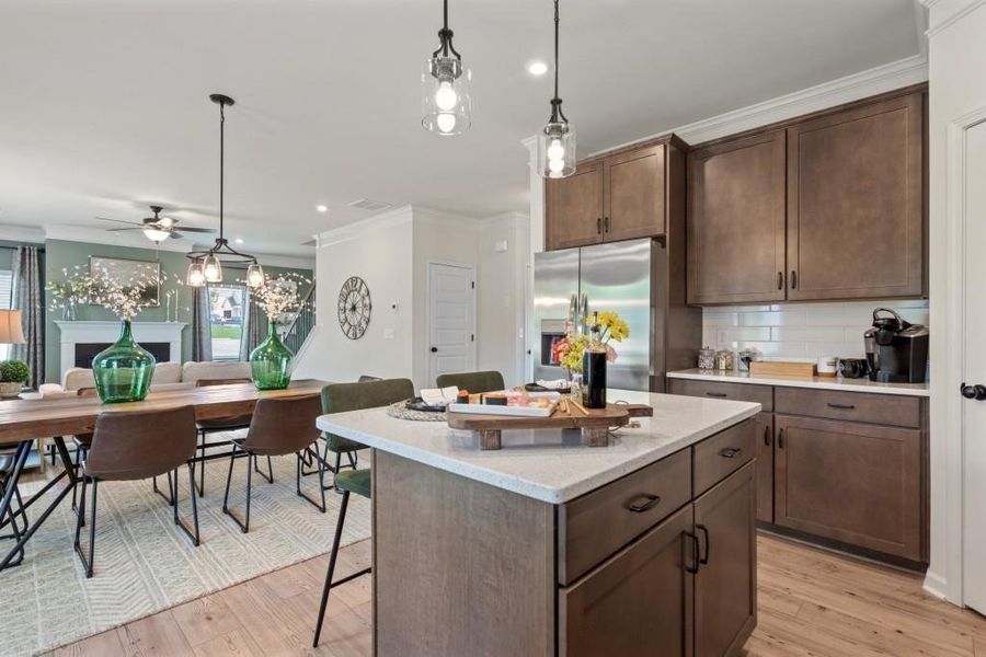Furnished interior view inside a new home in The Stiles, Cartersville (Image 5).