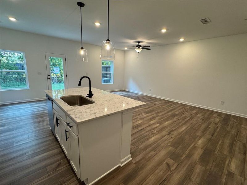 Furnished interior view inside a new home in Laurelwood, Douglasville (Image 12).