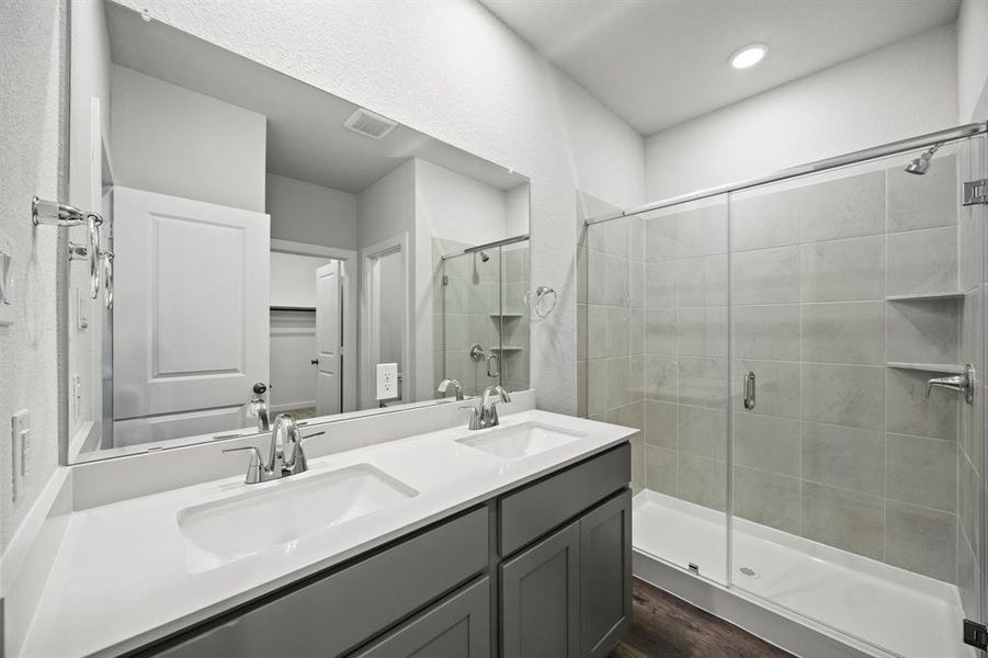 Furnished interior view inside a new home in MiraVerde, Crowley (Image 6).