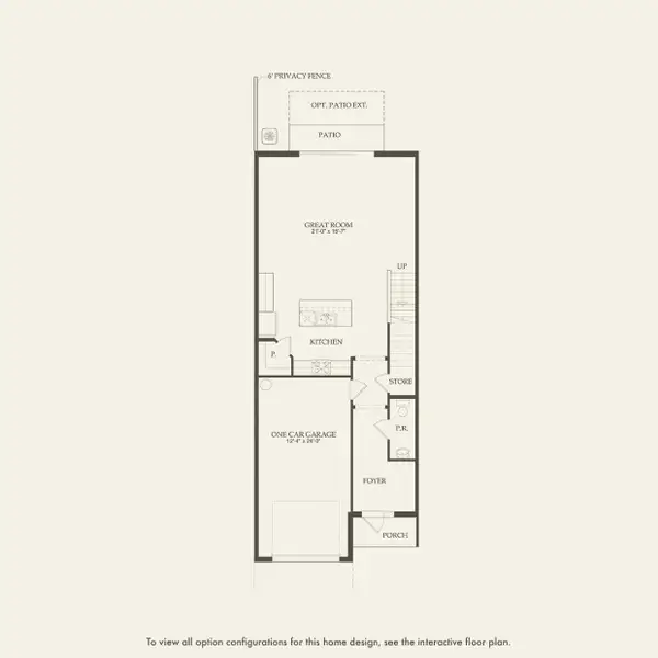 2D floor plan layout for the Banyan by Pulte Homes in Coral Edge, Margate, FL (Image 4).