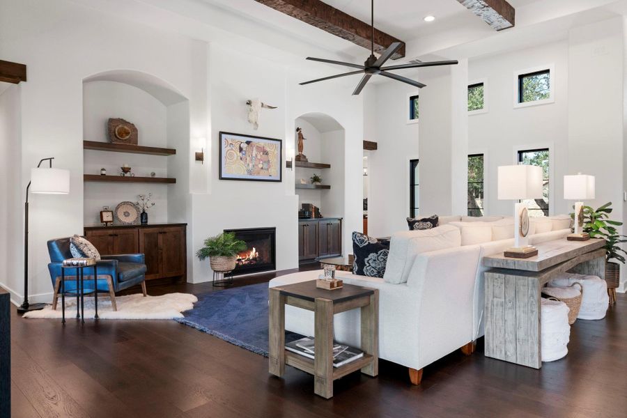 Open and inviting home highlighted by expansive windows and high ceilings that fill the living spaces with natural light. Open and inviting home highlighted by expansive windows and high ceilings that fill the living spaces with natural light.