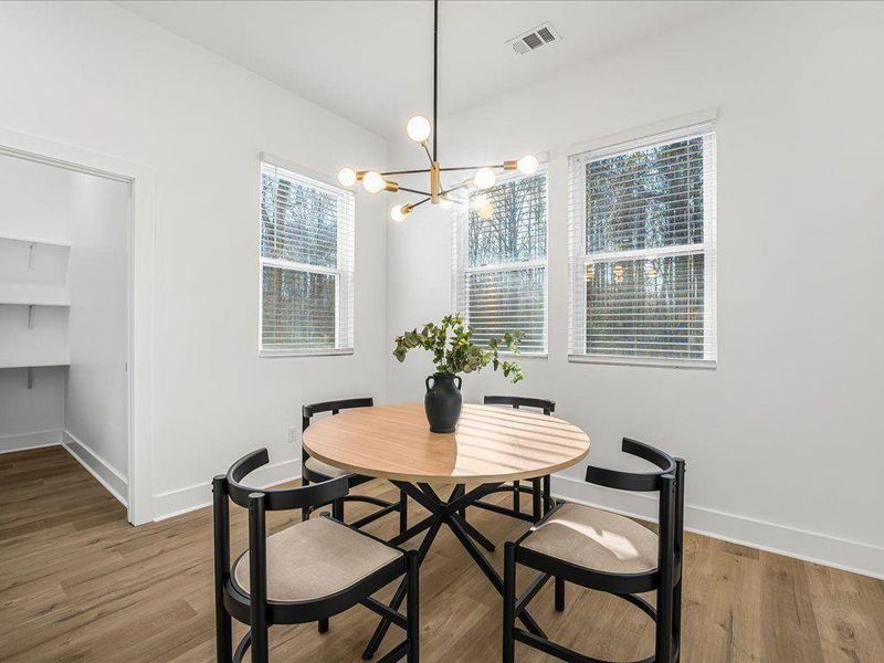Furnished interior view inside a new home in , Dallas (Image 16).