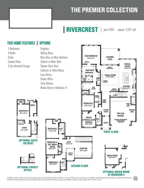 Rivercrest Floorplan