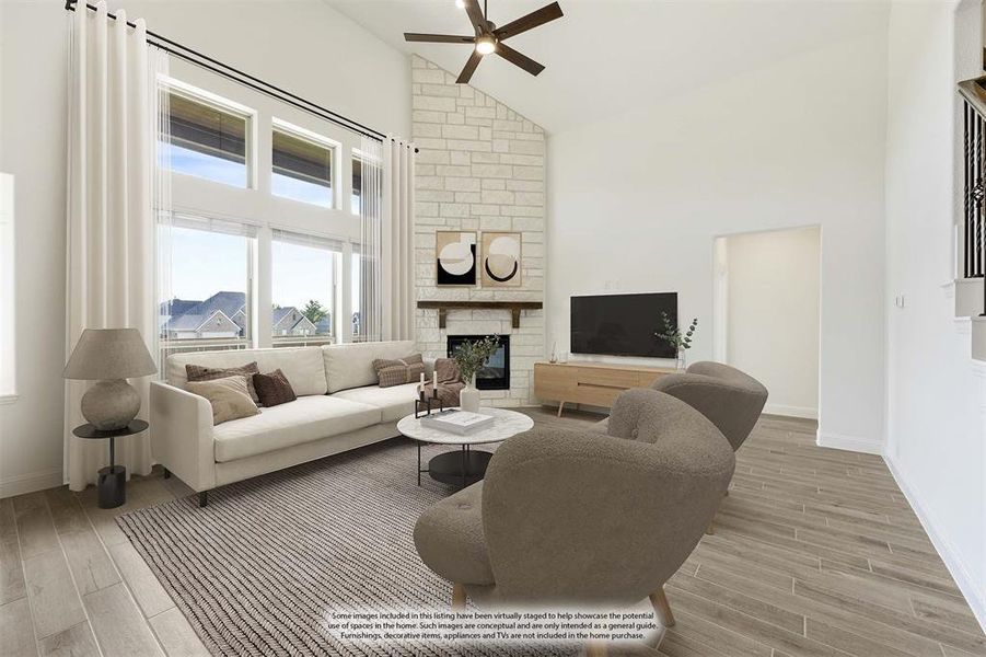 Furnished interior view inside a new home in Rockwood 90, Mansfield (Image 17). Furnished interior view inside a new home in Rockwood 90, Mansfield (Image 17).