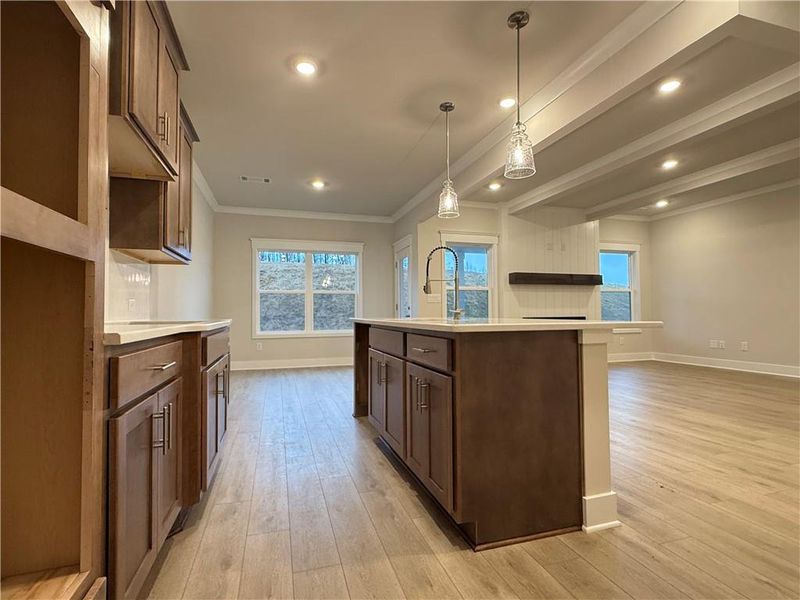 Furnished interior view inside a new home in Ponderosa Farms Manor, Gainesville (Image 8).