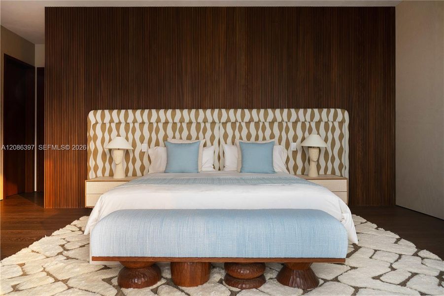 Furnished interior view inside a new home in , Miami Beach (Image 16).