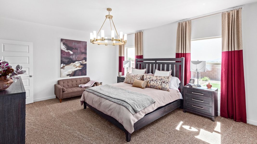 Representative furnished interior of a home built from the Citrine - Plan 5042 by D.R. Horton in Tortolita Trails, Marana (Image 19).