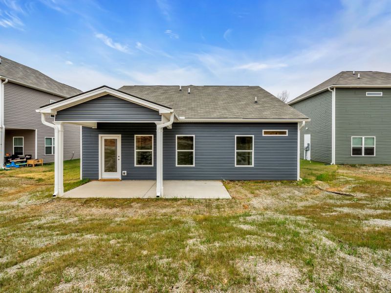 Exterior details and patio area of a home in Cantigny Park, Clarksville (Image 4).