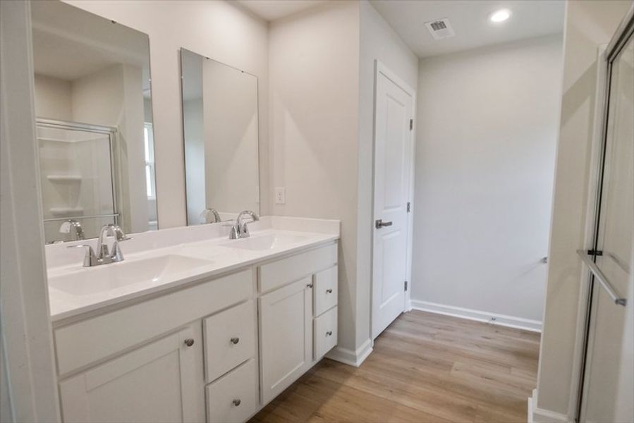Furnished interior view inside a new home in Baxter Village, Greenville (Image 8). Furnished interior view inside a new home in Baxter Village, Greenville (Image 8).